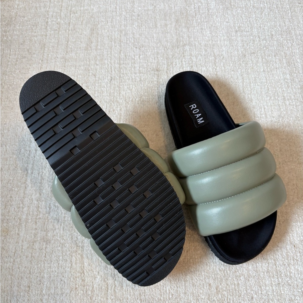 ROAM Olive Slide Sandals - Picture 4 of 4